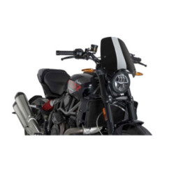 PUIG NAKED NG SPORT SCREEN FOR INDIAN FTR1200 23-25 BLACK