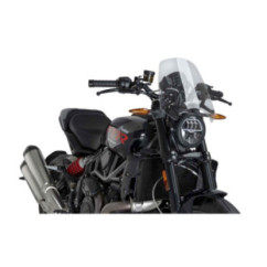 PUIG NAKED NG SPORT SCREEN FOR INDIAN FTR1200 23-25 TRANSPARENT