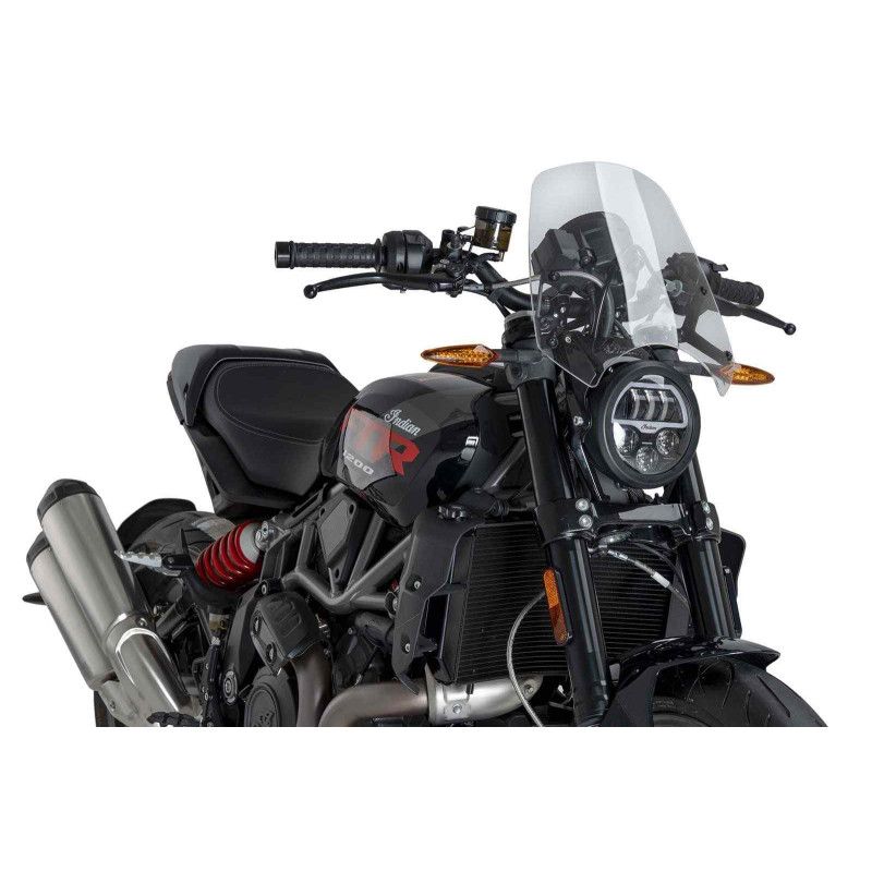 Cupula Puig Naked NG Sport para Indian FTR1200 23-25 transparente