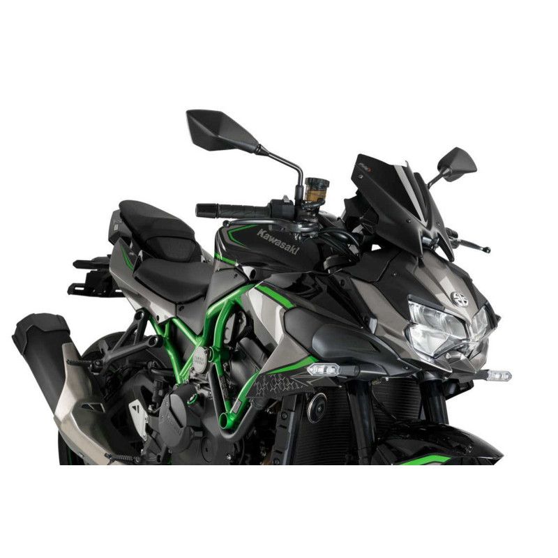 puig naked ng sport screen for kawasaki z h2 21-25 black