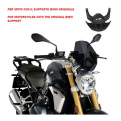 PUIG WINDSCHUTZSCHEIBE NAKED NG SPORT - OEM-ZUBEHOR FUR BMW R1250 R 21-22 DUNKELRAUCH