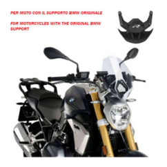 PUIG WINDSCREEN NAKED NG SPORT - OEM SUPP. FOR BMW R1250 R 21-22 CLEAR