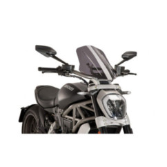 PUIG NAKED NG TOURING WINDSCHUTZSCHEIBE, VERSTELLBAR FUR DUCATI X DIAVEL S 21-24, HELLGETROCKNET
