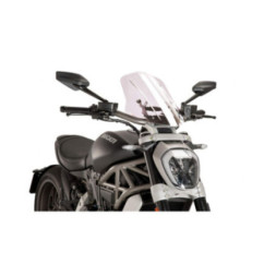 PUIG NAKED NG TOURING WINDSCREEN ADJUSTABLE FOR DUCATI X DIAVEL S 21-24 CLEAR