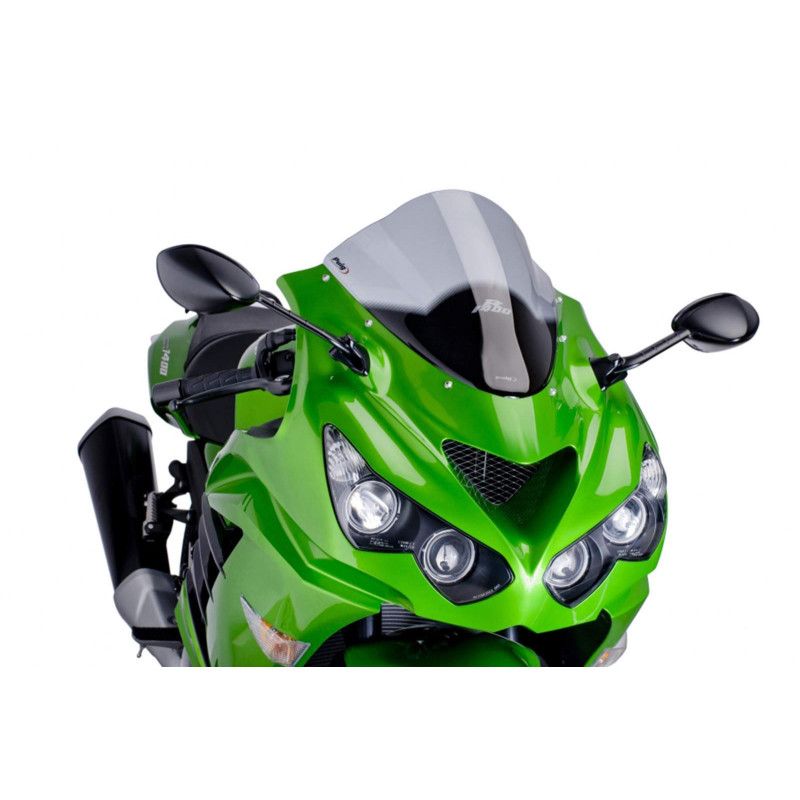 Carenado Puig racing para Kawasaki ZZR1400 08-11 ahumado claro