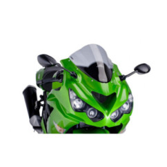PUIG RACING WINDSCREEN FOR KAWASAKI ZZR1400 12-15 LIGHT SMOKE