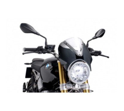 puig cupolino retro per bmw r nine t pure 21-24 trasparente-carbon