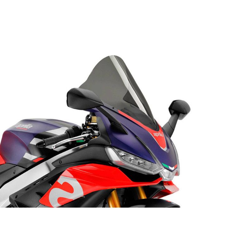 Puig R-Racer Windshield for Aprilia RSV4 1100 Factory 2025 Dark Smoke