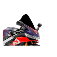 PUIG R-RACER WINDSCREEN FOR APRILIA RSV4 1100 FACTORY 2025 BLACK