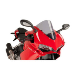 PUIG R-RACER WINDSCREEN FOR DUCATI PANIGALE 1299 S 15-17 LIGHT SMOKE