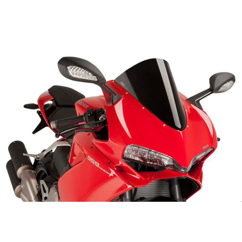 Puig R-Racer Windshield for Ducati Panigale 1299 S 15-17 Black