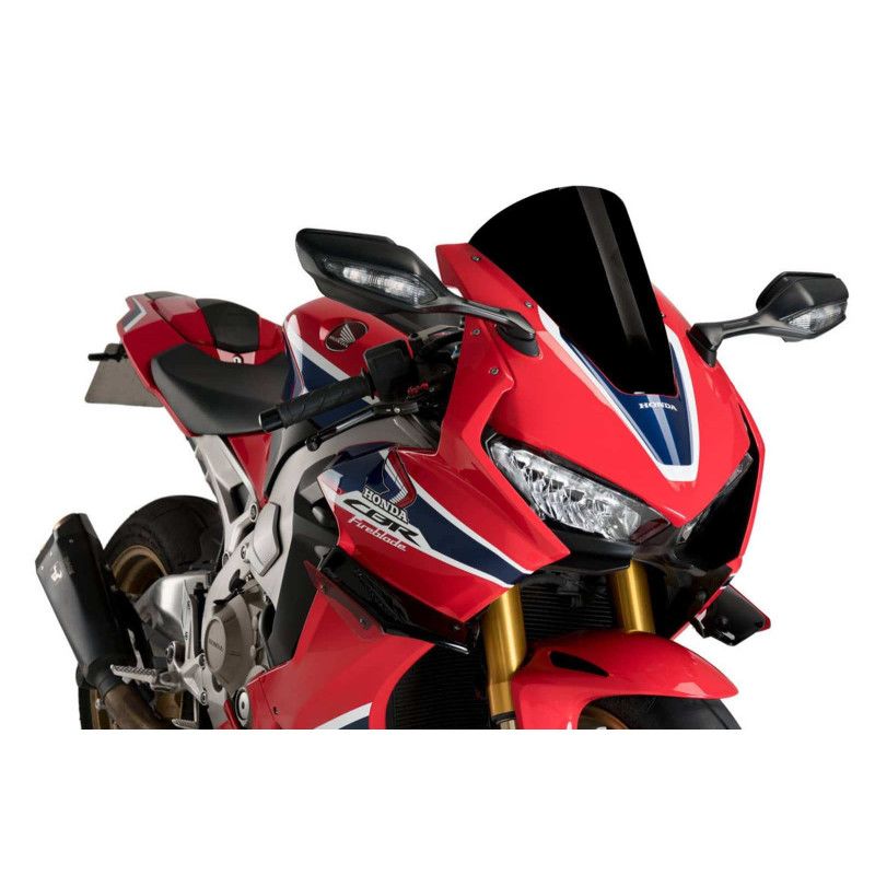 Puig R-Racer Windschutzscheibe fur Honda CBR1000RR Fireblade 17-19 Schwarz