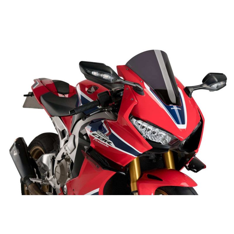 Pare-brise Puig R-Racer pour Honda CBR1000RR SP Fireblade 17-19 Fume fonce