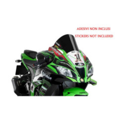 PUIG R-RACER WINDSCREEN FOR KAWASAKI ZX-10RR 19-20 BLACK