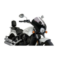 PUIG SEMIFAIRING WINDSCREEN DARK NIGHT FOR INDIAN SCOUT CLASSIC 21-25 LIGHT SMOKE-BLACK