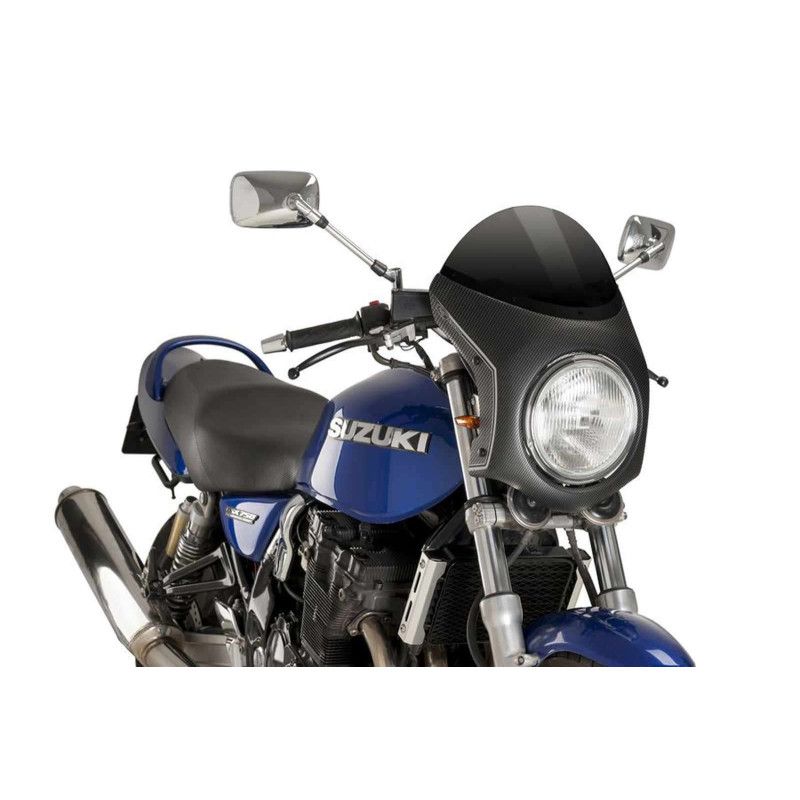 Semicarenado Puig para Honda CB1100 EX 17-20 negro-carbono
