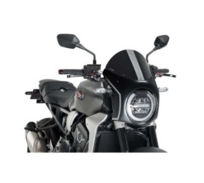 Puig semi-fairing for Honda CB650R Neo Sports Cafe 21-23 black-carbon