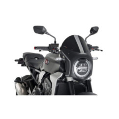 PUIG CUPOLINO SEMICARENATO PER HONDA CB650R NEO SPORTS CAFE 21-23 NERO-NERO