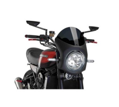 Puig semi-fairing for Kawasaki Zephyr 750 96-99 dark smoke-black