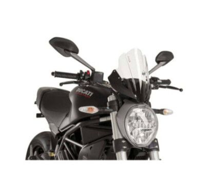 Pare-brise Puig Sport pour Ducati Monster 821 2017 Transparent