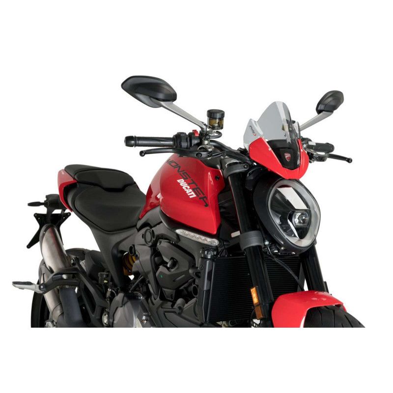 puig cupolino sport per ducati monster 937 24-25 fume chiaro