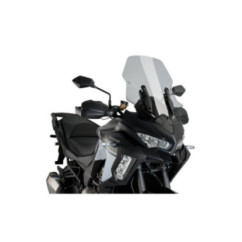 PUIG TOURING WINDSCREEN FOR KAWASAKI VERSYS 1000 SE 22-24 LIGHT SMOKE