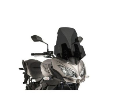 Puig Touring Windshield for Kawasaki Versys 650 17-18 Dark Smoke