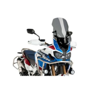 Puig adjustable touring windshield and mem for Honda CRF1000L Africa Twin 18-19 dark smoke