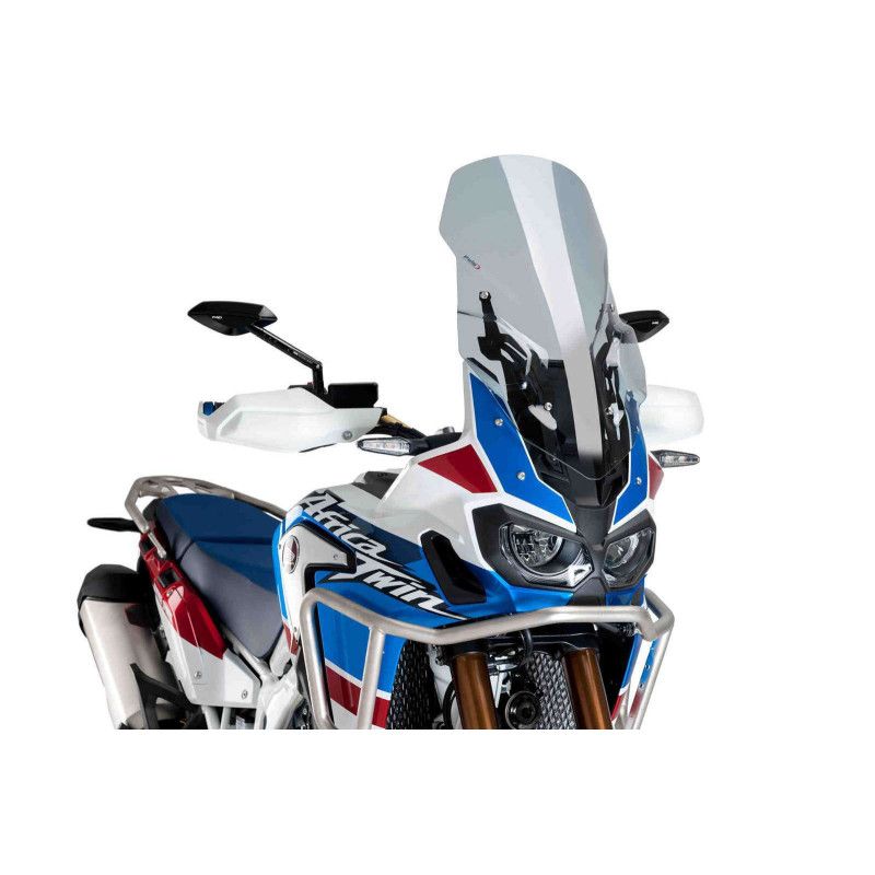 Puig adjustable touring windshield for Honda Africa Twin 18-19 light smoke