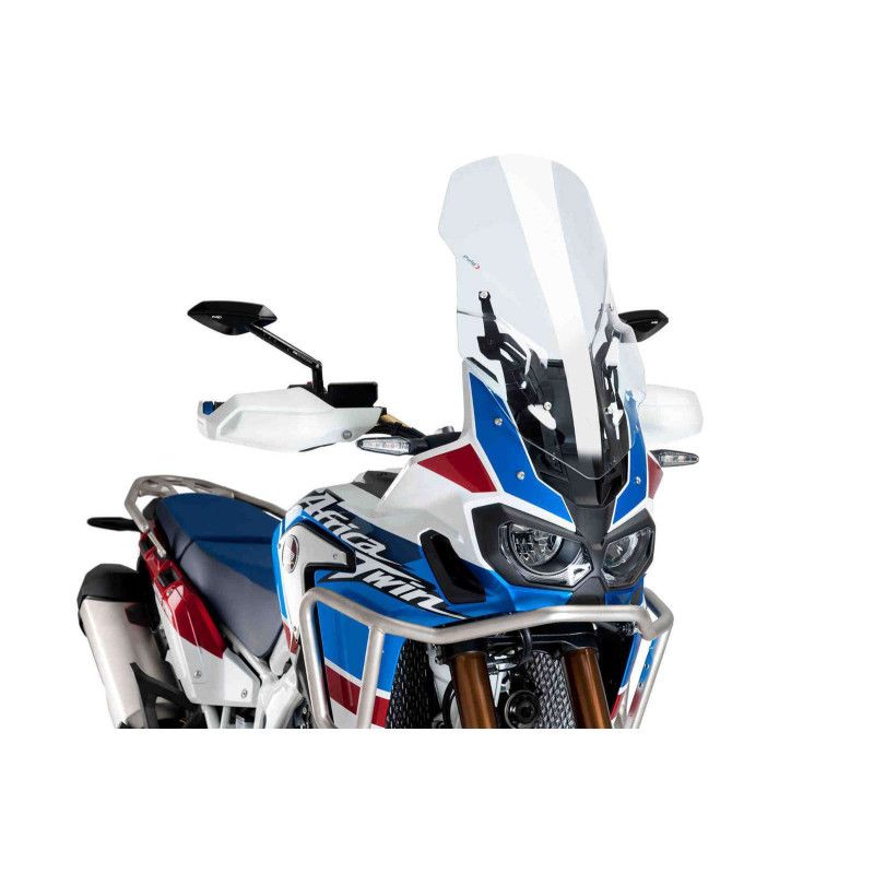 Puig adjustable touring windshield for Honda Africa Twin 18-19 transparent