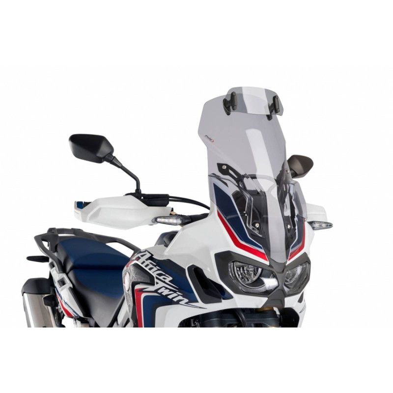 puig cupolino touring-visiera per honda africa twin 18-19 fume chiaro