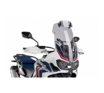 Puig Touring Windshield-Visor for Honda Africa Twin 18-19 Light Smoke