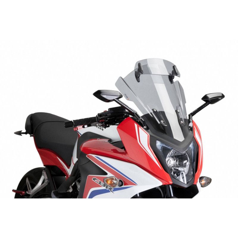 Parabrisas-Visera Puig Touring para Honda CBR650F 17-18 Ahumado Claro