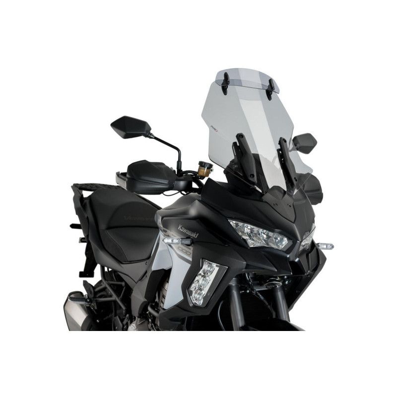 Puig Touring Windshield-Visor for Kawasaki Versys 1000 SE 22-24 Light Smoke