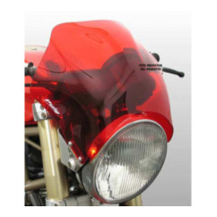 PUIG UNIVERSAL RAPTOR WINDSCREEN FOR HONDA CB500 1996 RED