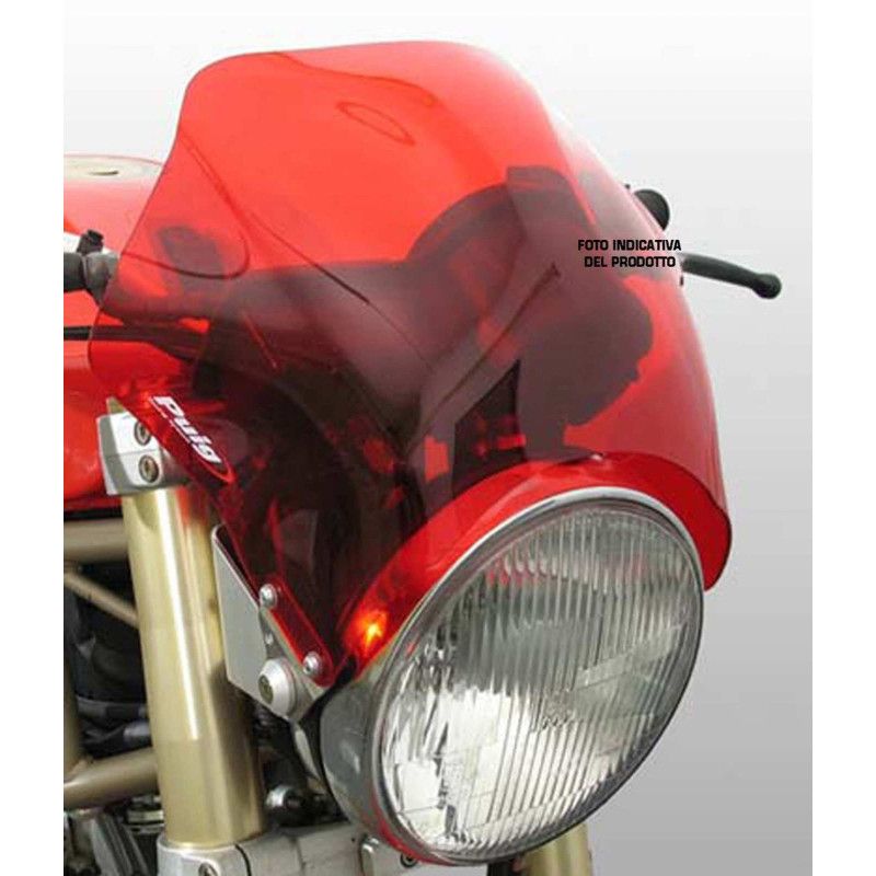 Parabrisas Universal Puig Raptor para Honda CB500 1996 Rojo