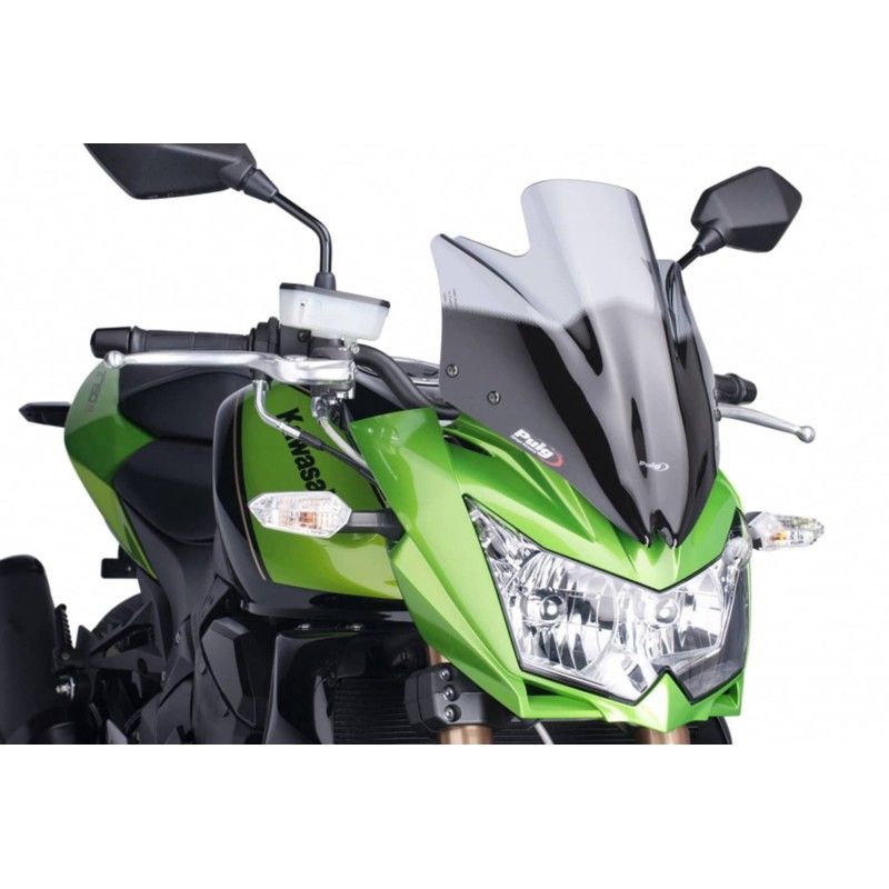 puig naked ng sport screen for kawasaki z750 07 12 light smoke