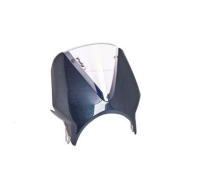 Puig universal vision windshield for Kawasaki Zephyr 1100 96-97 carbon-transparent