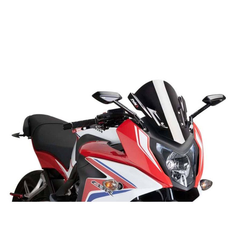 Puig Z-Racing Windshield for Honda CBR650F 17-18 Black