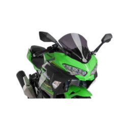 PUIG Z-RACING WINDSCREEN FOR KAWASAKI NINJA 400 23-24 DARK SMOKE