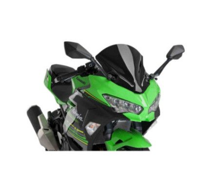 puig z-racing screen for kawasaki ninja 400 23-24 black