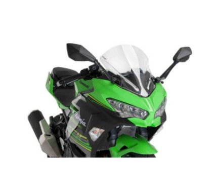puig z-racing windshield for kawasaki ninja 400 23-24 transparent.