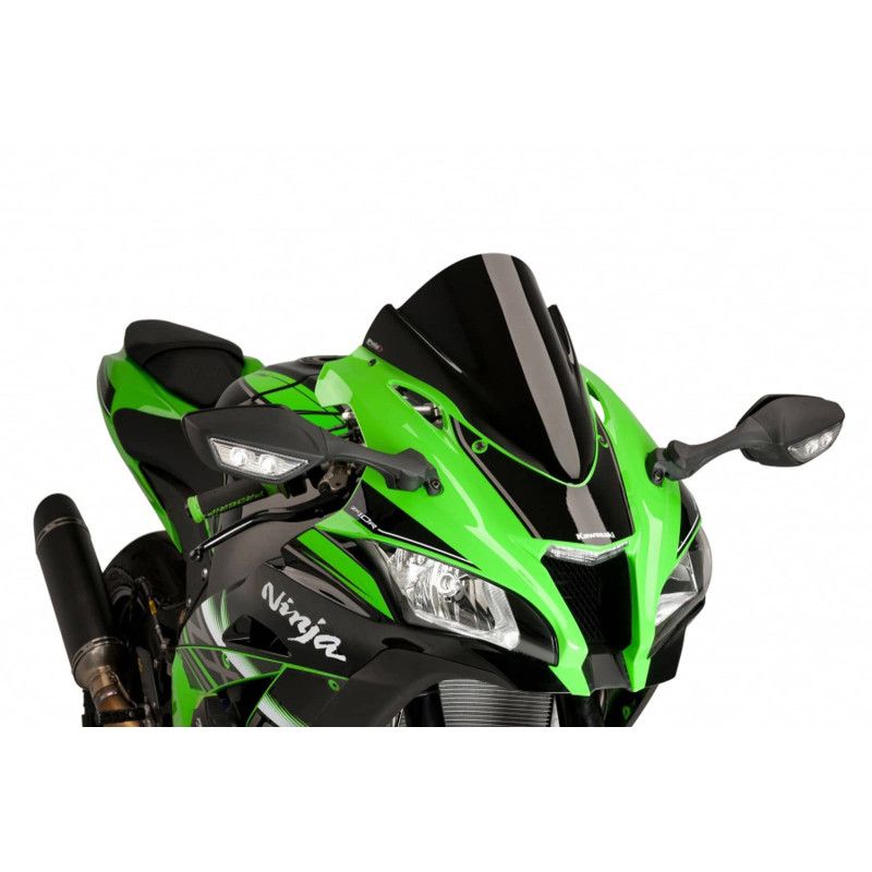 Puig Z-Racing-Scheibe fur Kawasaki ZX-10RR 19-20 schwarz