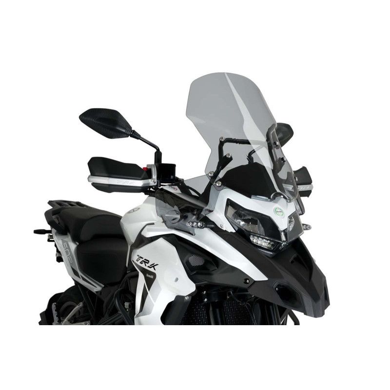Deflecteurs avant Puig elargis Benelli TRK 502 x 21-25 fume clair