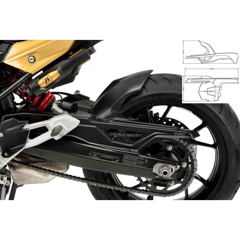 puig parafango posteriore bmw f900 xr 2025 carbon look