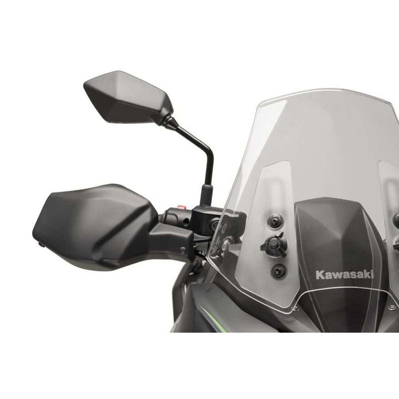 Paramanos Puig para Kawasaki Versys 650 17-18 negro mate