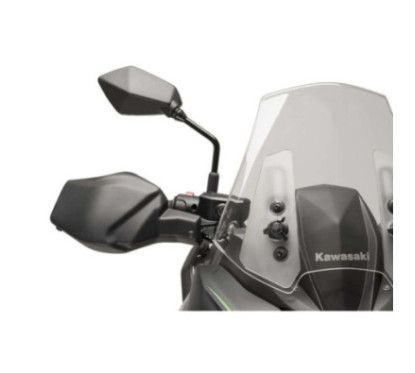 Protege-mains Puig pour Kawasaki Versys 650 17-18 noir mat