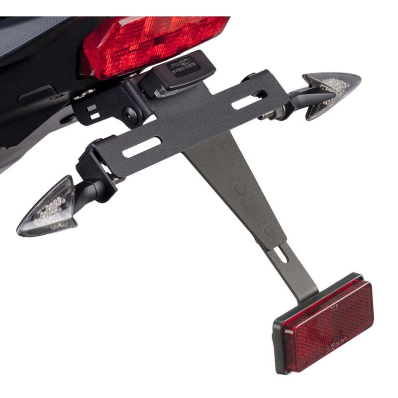 Support de plaque d'immatriculation Puig pour Honda CB650F 17-18 noir - Offre