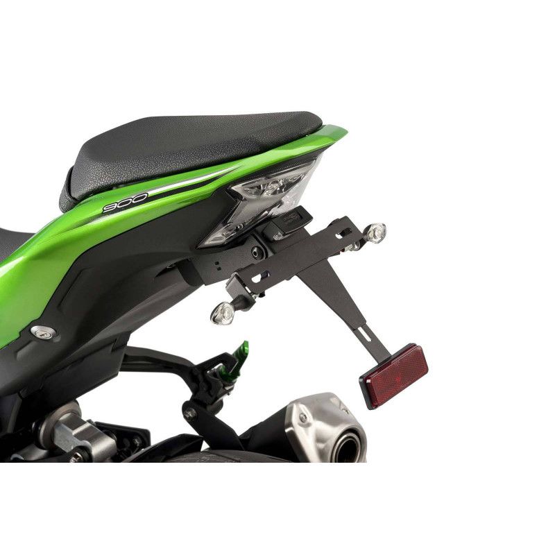 Puig license plate holder for kawasaki z900 2022 black - offer