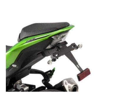 Puig license plate holder for kawasaki z900 2022 black - offer